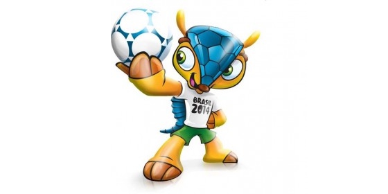 Mascote Copa do Mundo 2014 Tatu Bola Veja 560