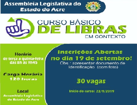 18-09-19 CURSO LIBRAS