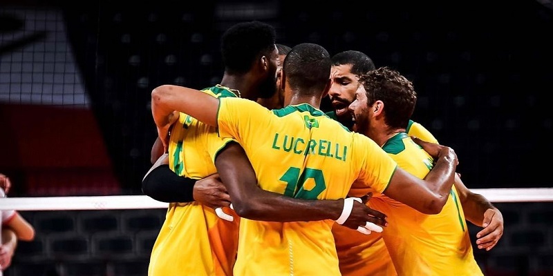 Seleção masculina de vôlei vence na estreia dos Jogos Olímpicos