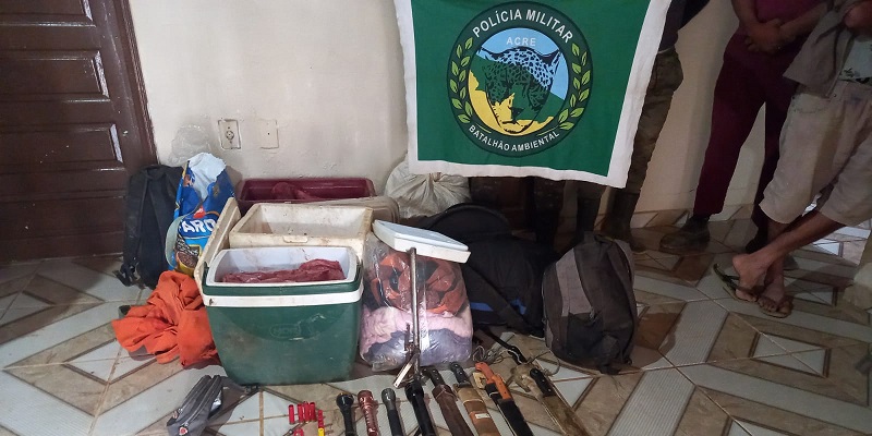 Grupo é preso por caça ilegal de animais silvestres no Acre