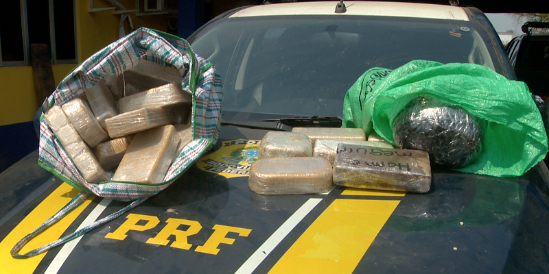 Homem é preso com 35 kg de maconha e cocaína na BR-317