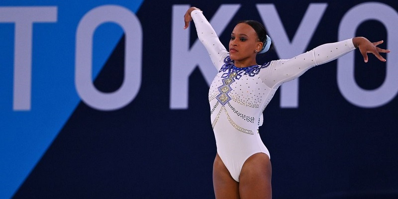 Rebeca Andrade conquista ouro para o Brasil na ginástica artística