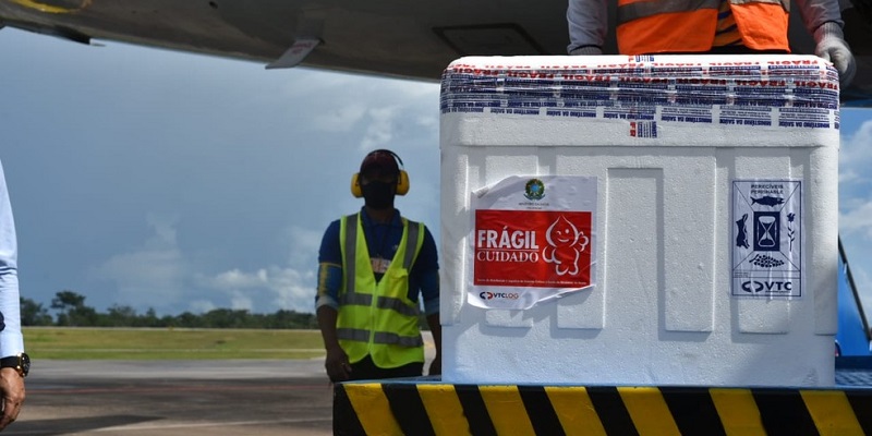 Acre recebe mais 28.430 doses de vacinas contra a covidd-19 nesta semana