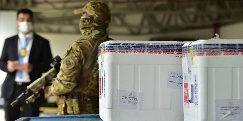 Acre recebe mais 27 mil doses de vacinas contra a covid-19 nesta quinta-feira