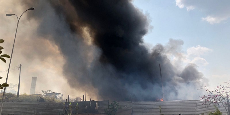 Incêndio de grandes proporções é registrado no Alto Alegre