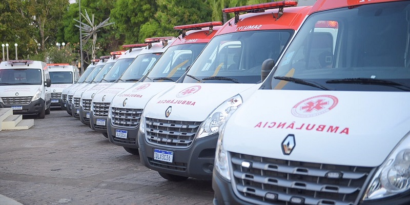 Ambulâncias estão paradas e sem previsão para utilização no interior