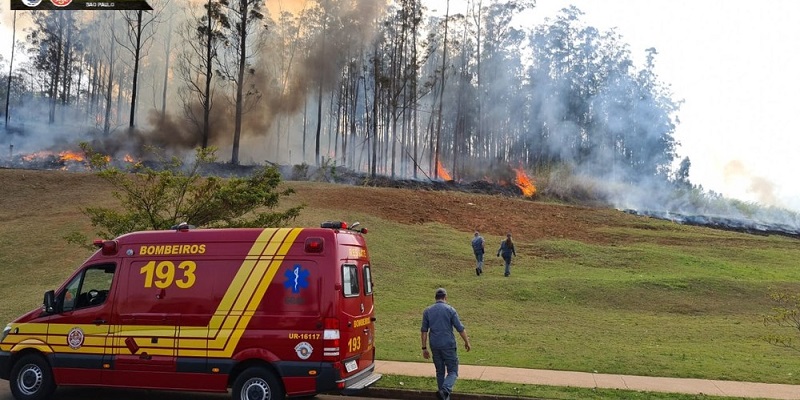 Avião de pequeno porte com sete a bordo cai em mata em Piracicaba