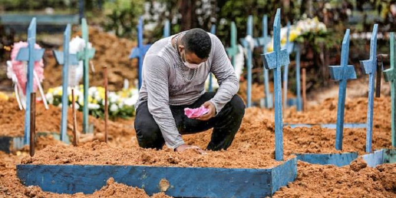 Neste domingo Brasil registou menor índice de mortes por covid-19 de 2021
