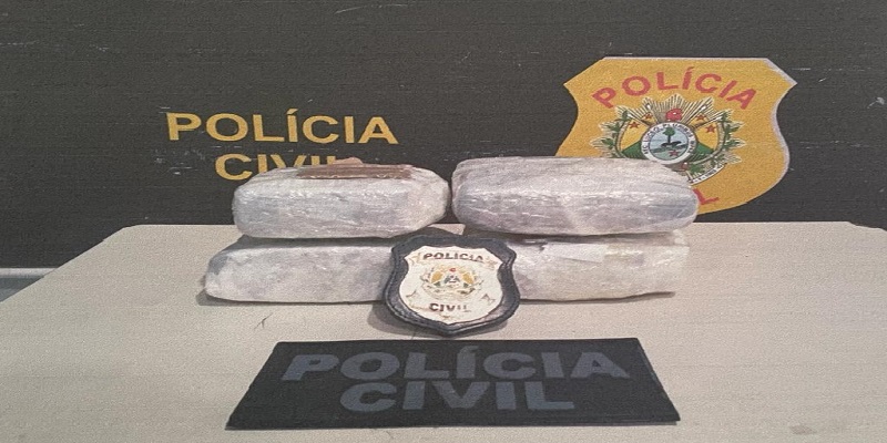 Dupla é presa com mais de 2 kg de na zona rural de Mâncio Lima