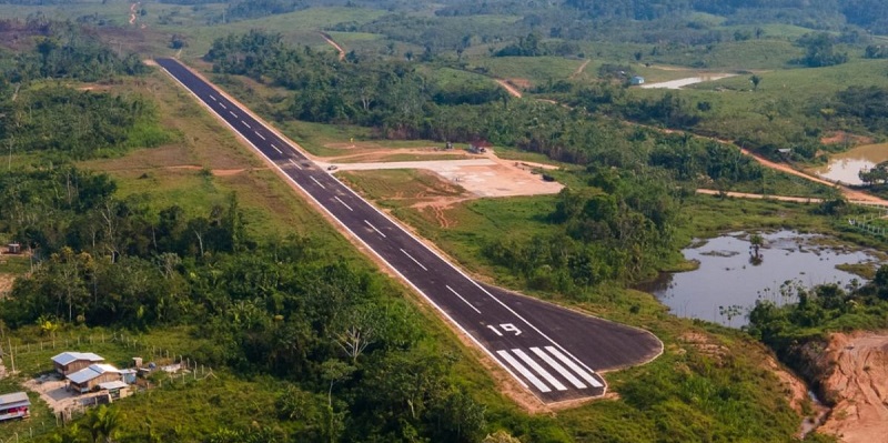 Obra no Aeródromo de Porto Walter é entregue nesta segunda-feira