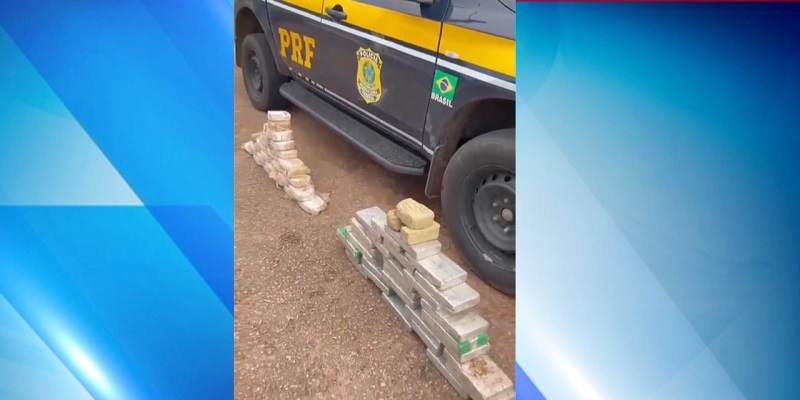 Homem é preso na BR-364, no Acre, com 55 kg de cocaína