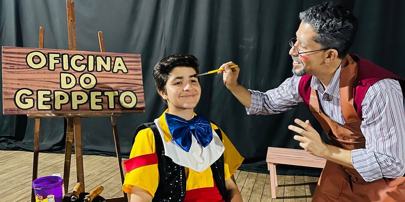 Espetáculo “Aventuras de Pinóquio” acontece neste final de semana