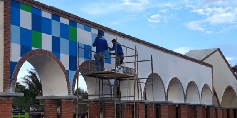 Branco, verde e azul são as novas cores do Parque da Maternidade