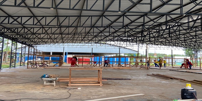 Prefeitura prepara Parque de Exposições para receber famílias