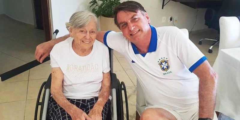 Mãe do presidente Jair Bolsonaro morre aos 94 anos