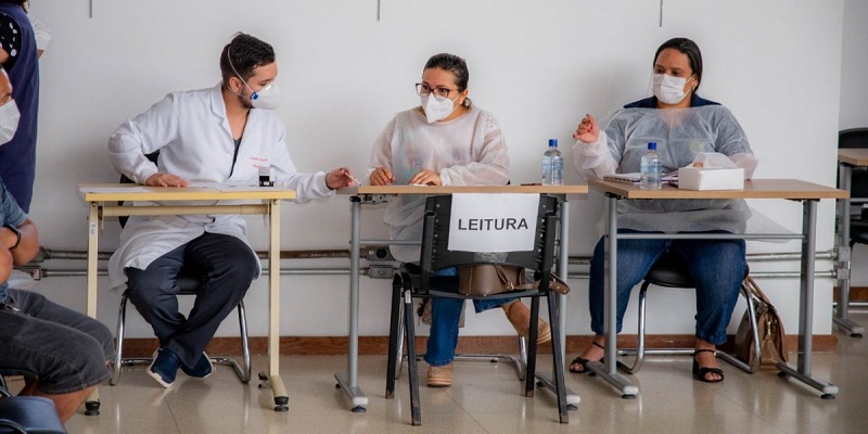 Em dois dias, ação de testagem rápida na OCA registra 24 casos de covid-19