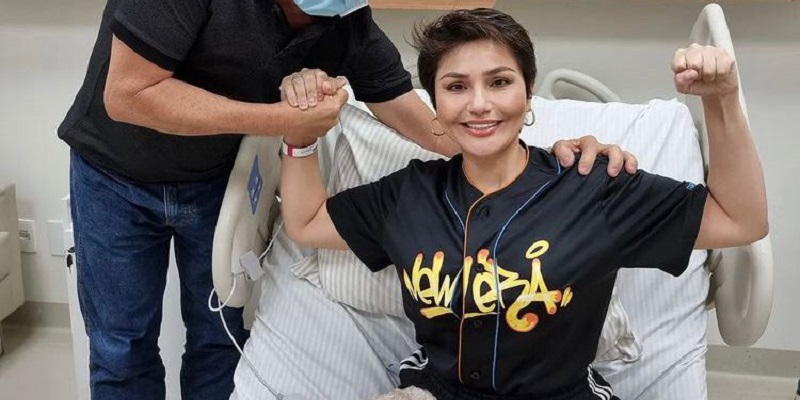 Após quarta sessão de quimioterapia, Jéssica Sales tem nódulo mamário reduzido