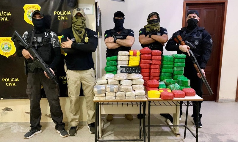 AC: Homem é preso com 109 kg de pasta base de cocaína na BR-364