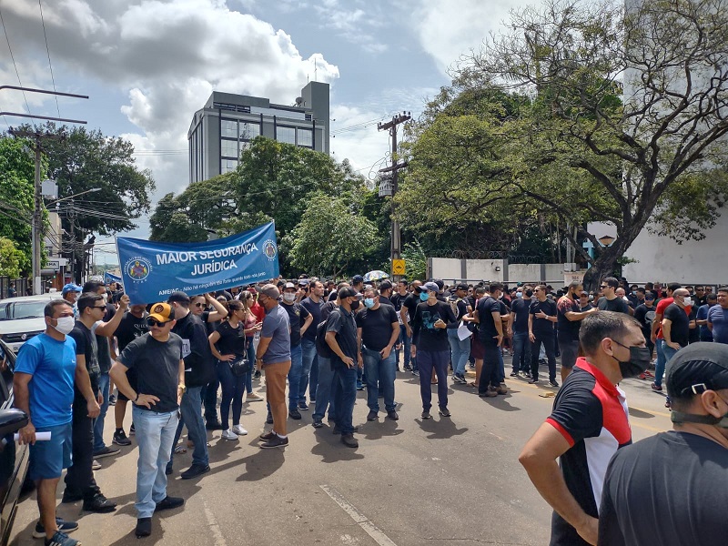 Em Rio Branco, militares fazem manifestação nesta quinta-feira