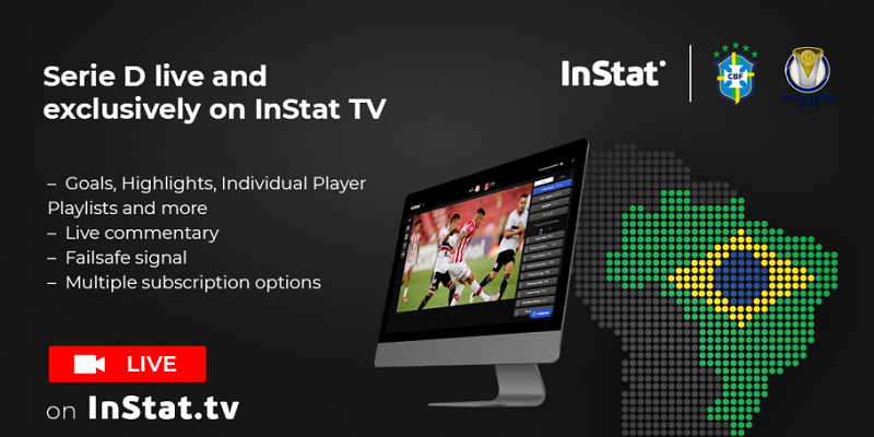 Série D 2022 será transmitida pela InStat TV