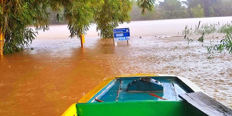 Nível do Rio Acre continua acima da cota de alerta em Rio Branco