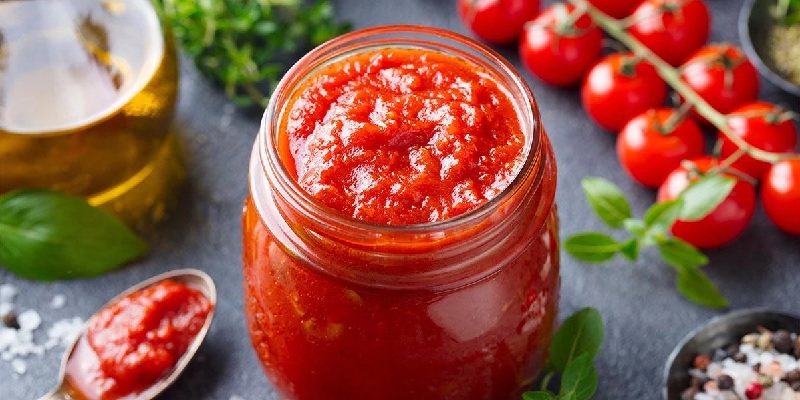 Extrato de tomate caseiro