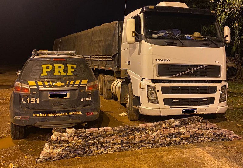 Homem é preso transportando 170 kg de cocaína na BR-364