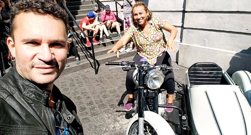 Motociclismo, dança, viagens: Denis e Jackline fogem de ser um casal que vive na rotina