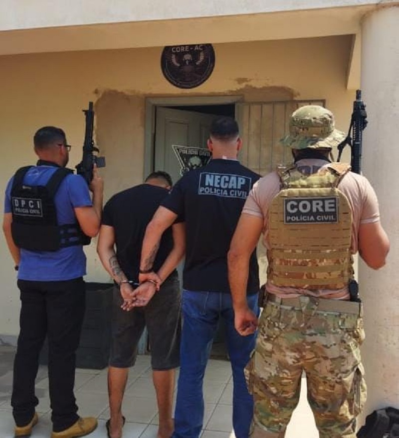 Polícia Civil prende integrante de organização criminosa em Rio Branco