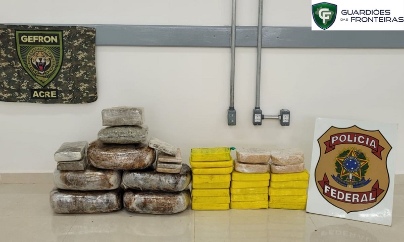 Homem é preso com 39 kg de drogas na BR-317, em Epitaciolândia