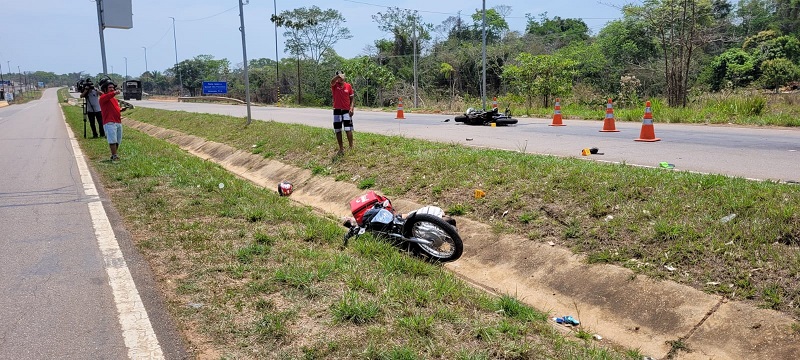 Motociclista morre em acidente de trânsito na estrada do Aeroporto de Rio Branco