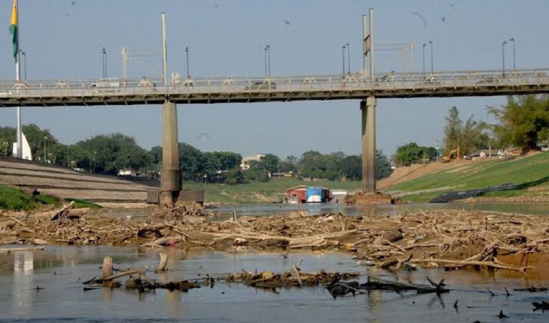 Rio Acre atinge menor cota da história neste sábado em Rio Branco