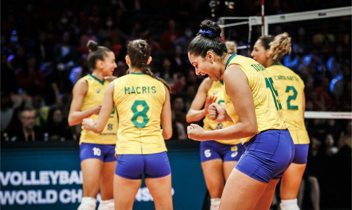 Volêi feminino: Brasil vira sobre a China e volta a vencer no Mundial