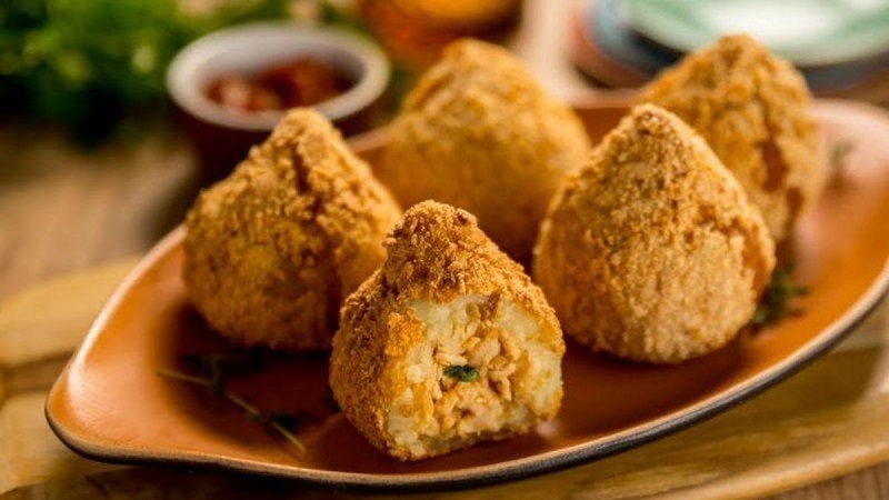 Coxinha de batata doce