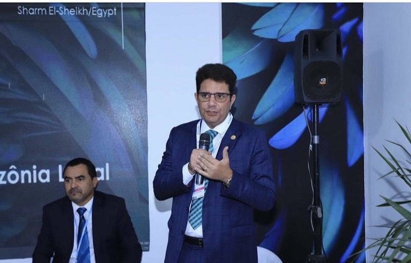 No Egito, Gladson diz estar “criando políticas alternativas que possam gerar emprego e renda”