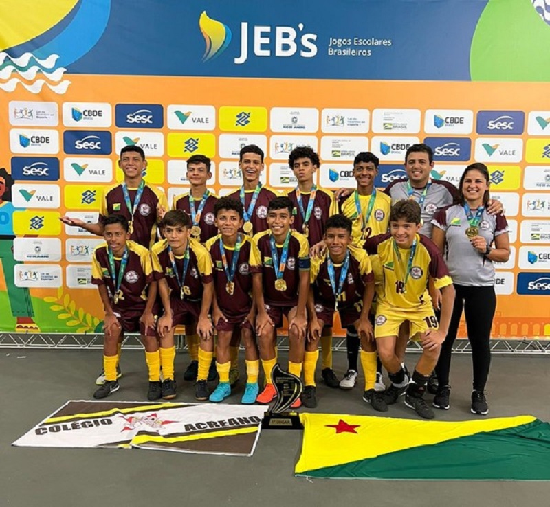 Acre conquista oito medalhas nos Jogos Escolares Brasileiros