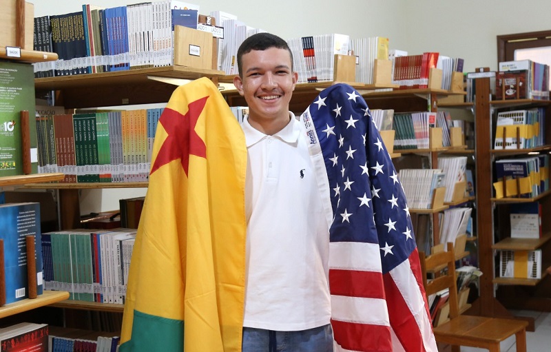 Estudante da Cidade do Povo vai aos Estados Unidos representar o Acre no programa Jovem Embaixador