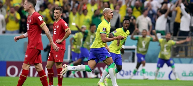 Com dois gols de Richarlison, Brasil vence Sérvia no primeiro jogo da caminhada rumo ao hexa