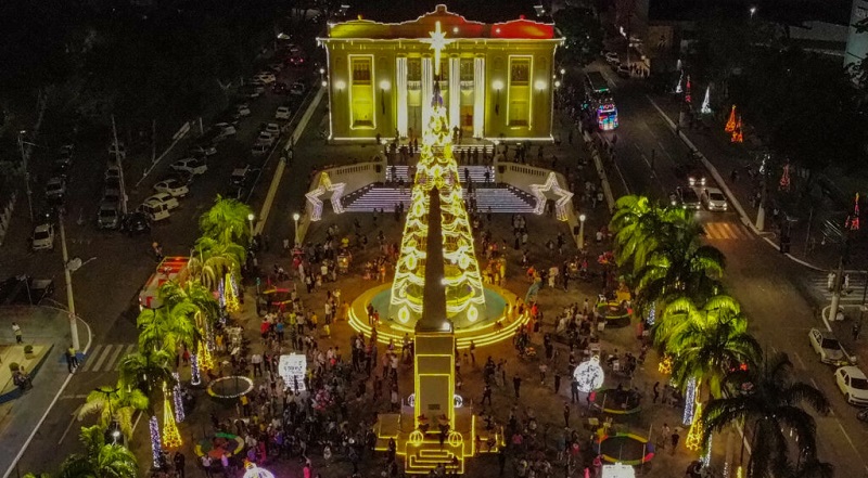 Decoração natalina do Palácio Rio Branco é inaugurada nesta quarta-feira