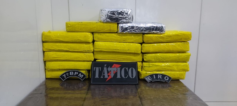 Passageira é presa transportando 20 kg de drogas em ônibus na BR-364