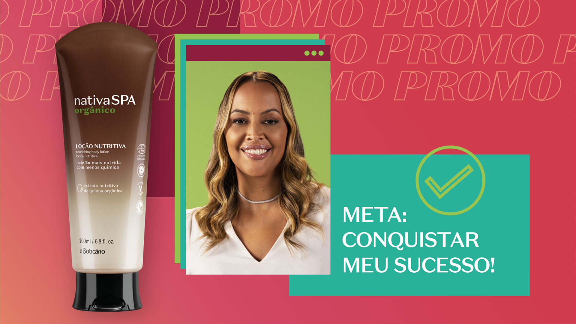 Camila Farani estreia a primeira campanha do Boticário para 2023 e convida consumidores a priorizar o autocuidado sem abrir mão das metas de início de ano