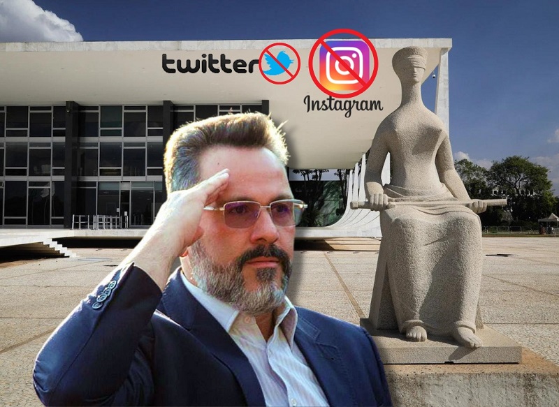 Após 11 dias sem acesso as redes sociais, Alan Rick ainda aguarda o cumprimento de decisão do STF