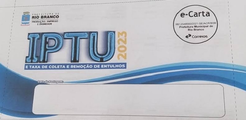 Prefeitura de Rio Branco lança IPTU 2023 com reajuste inflacionário de 6%