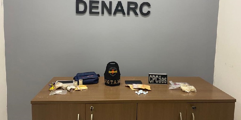 Três pessoas são presas durante operação integrada ao combate de tráfico de drogas em Rio Branco
