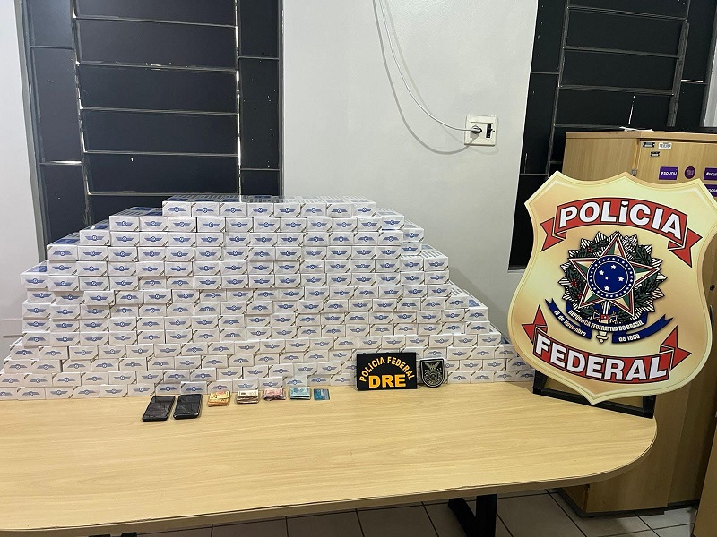 Quase 3 mil maços de cigarros contrabandeados são apreendidos em 24 horas no Acre