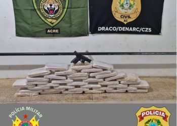 Operação Hórus: peruano é preso com mais de 38kg de drogas no interior do Acre