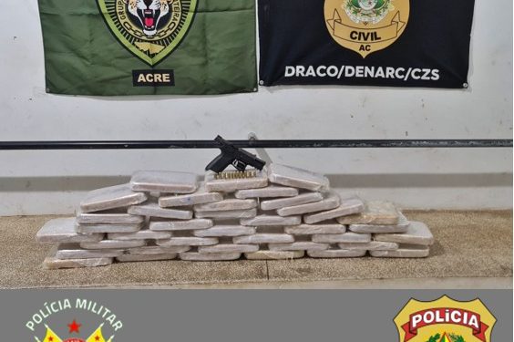 Operação Hórus: peruano é preso com mais de 38kg de drogas no interior do Acre