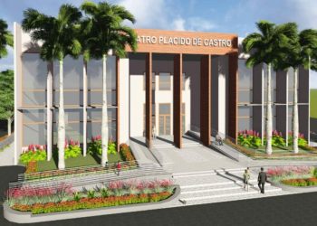 Aviso de licitação para revitalização do Teatro Plácido de Castro é divulgado no Diário Oficial do Acre