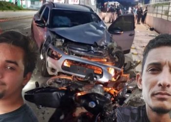 Adolescente que colidiu com motocicleta ao dirigir na contramão recusou fazer teste do bafômetro