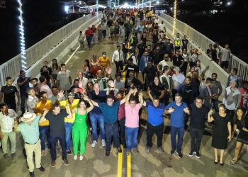 Ponte Frei Paolino Baldassari que integra Primeiro e Segundo Distrito da cidade é entregue pelo Governo